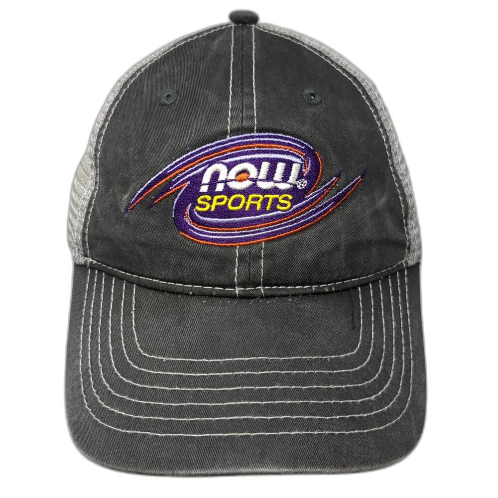 COTAPAXI Baseball Cap Hat Gray One Size Mesh Back Now Sports Logo Strapback